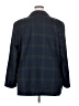 Lauren by Ralph Lauren Plaid Blue Blazer Size 22 - photo 2