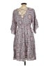 Torrid 100% Rayon Paisley Gray Casual Dress Size Lg Plus (0) - photo 2