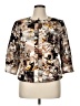 Coldwater Creek Print Gold Jacket Size 16 - photo 1