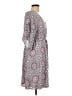 Torrid 100% Rayon Paisley Gray Casual Dress Size Lg Plus (0) - photo 4