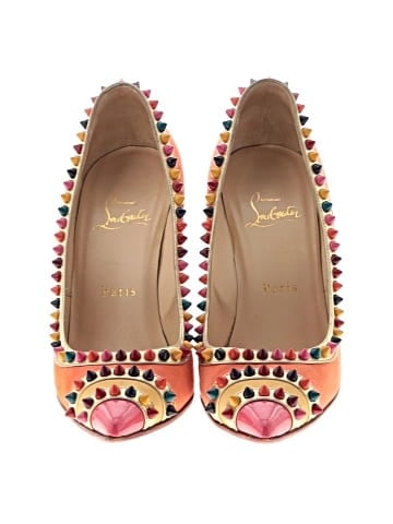 Christian Louboutin Suede Malabar Hill Spike Pumps 100mm (view 2)
