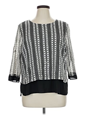 Alfred Dunner 3/4 Sleeve Blouse (view 1)
