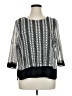 Alfred Dunner Silver 3/4 Sleeve Blouse Size XL - photo 1