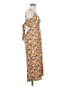 Forever 21 100% Polyester Floral Yellow Casual Dress Size S - photo 4