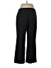Larry Levine Solid Black Dress Pants Size 12 - photo 2