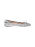 No Parking 100% Synthetic Silver Flats Size 8 1/2 - photo 1