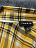 Torrid 100% Rayon Plaid Yellow Long Sleeve Button-Down Shirt Size 3X Plus (3) - photo 7