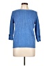 Karen Scott 100% Cotton Blue Pullover Sweater Size L - photo 1