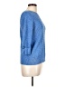 Karen Scott 100% Cotton Blue Pullover Sweater Size L - photo 4