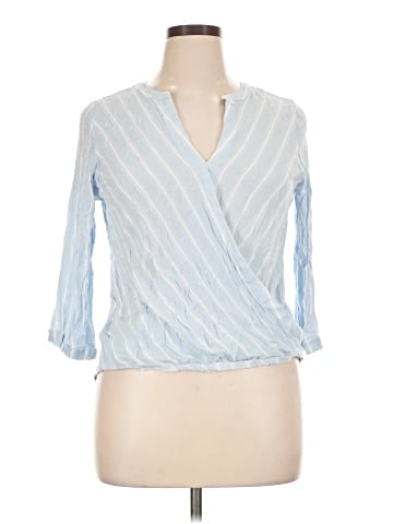 41Hawthorn 3/4 Sleeve Blouse (view 1)