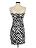 Dots Animal Print Black Cocktail Dress Size S - photo 2