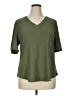 DG^2 by Diane Gilman Green Short Sleeve Top Size XL - photo 1