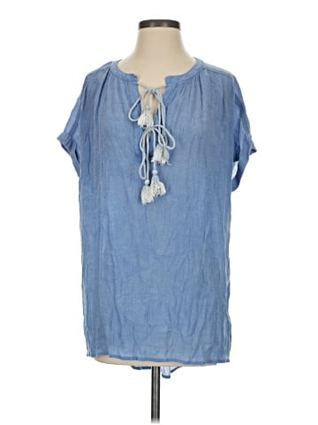 Umgee Short Sleeve Blouse (view 1)