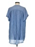Umgee Blue Short Sleeve Blouse Size S - photo 2