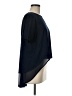 Eri + Ali 100% Cotton Solid Blue Black Short Sleeve Top Size M - photo 4