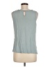 H&M 100% Viscose Teal Sleeveless Blouse Size M - photo 2