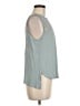 H&M 100% Viscose Teal Sleeveless Blouse Size M - photo 4