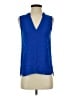 Madewell 100% Viscose Blue Sleeveless Blouse Size S - photo 1