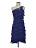 DressBarn 100% Polyester Blue Cocktail Dress Size 4 - photo 1