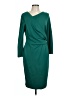 Escada Solid Green Cocktail Dress Size EU 42 / US 12 - photo 1