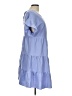 Nine West 100% Polyester Blue Casual Dress Size L - photo 4