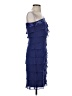 DressBarn 100% Polyester Blue Cocktail Dress Size 4 - photo 4