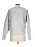 Lucky Brand Solid Silver Pullover Sweater Size L - photo 2