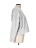 Lucky Brand Solid Silver Pullover Sweater Size L - photo 4