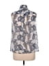 Tommy Hilfiger 100% Polyester Blue Sleeveless Blouse Size L - photo 2