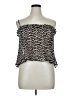 H&M 100% Polyester Brown Sleeveless Blouse Size XL - photo 1