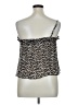 H&M 100% Polyester Brown Sleeveless Blouse Size XL - photo 2