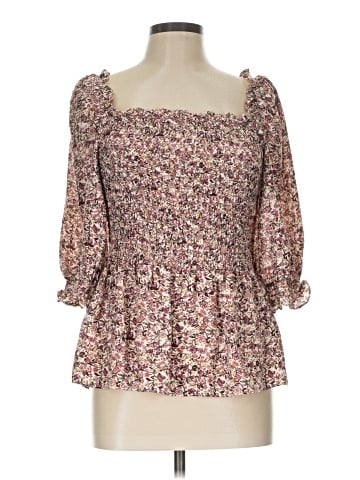 Max Studio 3/4 Sleeve Blouse (view 1)