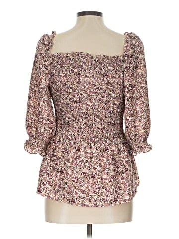 Max Studio 3/4 Sleeve Blouse (view 2)