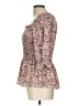 Max Studio 100% Polyester Pink 3/4 Sleeve Blouse Size L - photo 5