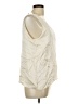 J.Jill 100% Silk Ivory Sleeveless Silk Top Size Lg Petite - photo 4