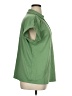 Lane Bryant Green Short Sleeve Blouse Size 14 - 16 Plus - photo 4