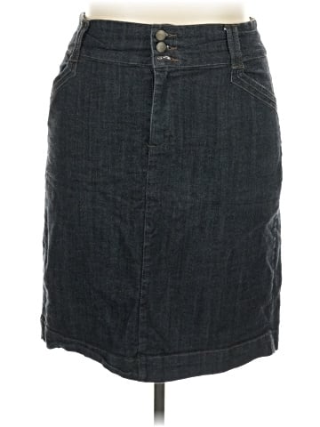 Ashley Stewart Denim Skirt (view 1)