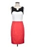 Bebe Color Block Red Casual Dress Size XS - photo 1