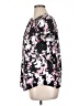 Unbranded Floral Black Short Sleeve Blouse Size XL - photo 5