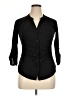Almost Famous 100% Polyester Black 3/4 Sleeve Blouse Size XL - photo 1