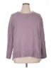 Ella Moss Solid Purple Pullover Sweater Size XL - photo 1