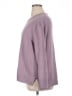 Ella Moss Solid Purple Pullover Sweater Size XL - photo 5