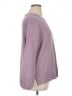 Ella Moss Solid Purple Pullover Sweater Size XL - photo 4