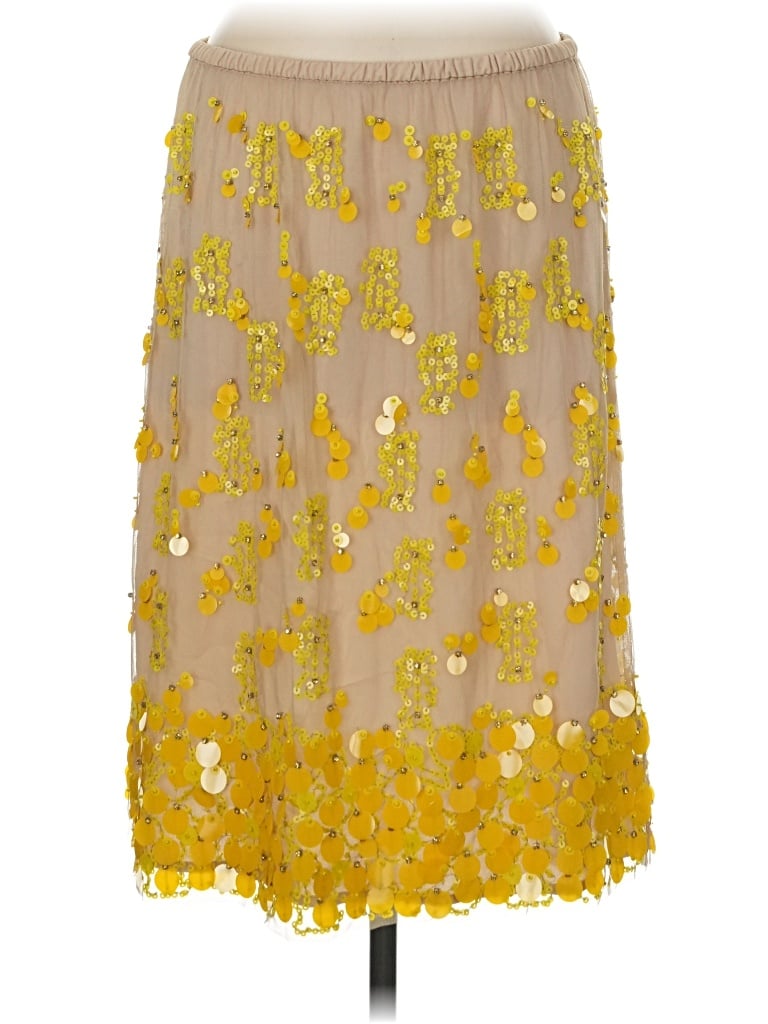 J.crew Collection Casual Skirt In Yellow