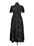 Unbranded 100% Polyester Polka Dots Black Casual Dress Size XL - photo 2