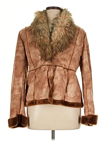 AK Anne Klein Faux Fur Jacket (view 1)