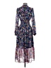 Eliza J 100% Polyester Paisley Blue Casual Dress Size 4 - photo 2