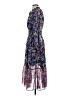 Eliza J 100% Polyester Paisley Blue Casual Dress Size 4 - photo 5