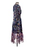 Eliza J 100% Polyester Paisley Blue Casual Dress Size 4 - photo 4