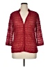 Alfani Red 3/4 Sleeve Button-Down Shirt Size XL - photo 1